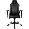 Arozzi Primo Premium PU Leather Gaming Chair Office Chair with Recliner Swivel Tilt Rocker Adjustable Height 4D Armrests Neck Pillow and Built-in Lumbar Adjustment - Black with Gold Accents product thumbnail 1