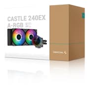 DEEPCOOL Castle 240EX A-RGB AIO Liquid Cooler Anti-Leak Technology product image