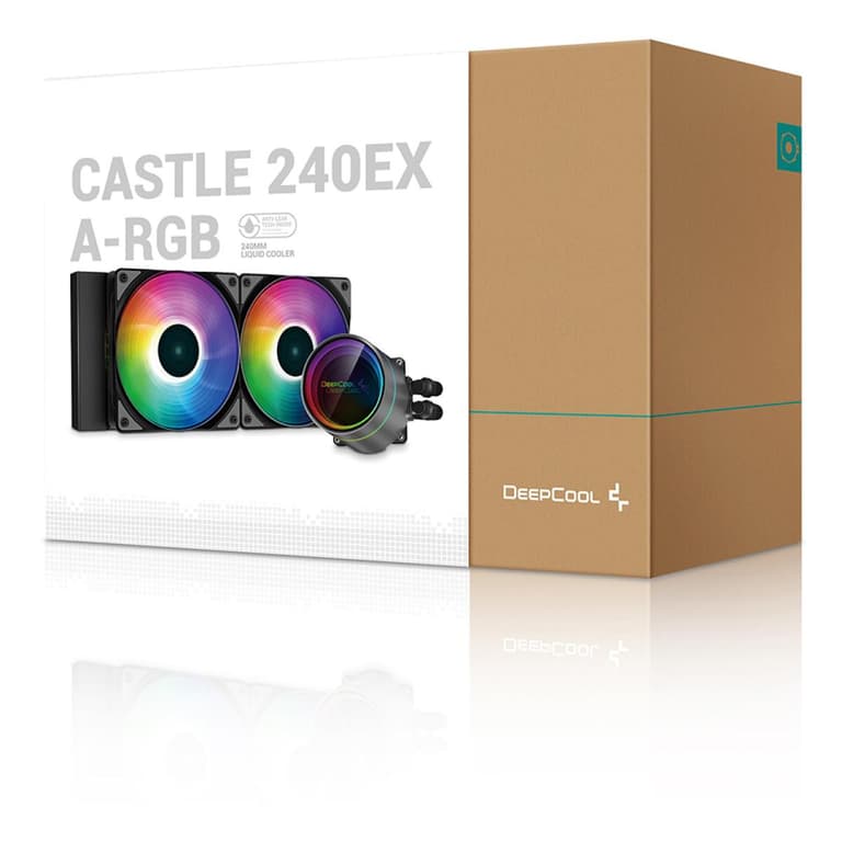 DEEPCOOL Castle 240EX A-RGB AIO Liquid Cooler Anti-Leak Technology