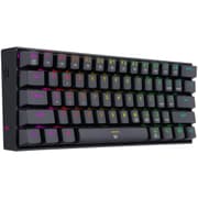 Redragon K630 Dragonborn 60% Wired RGB Gaming Keyboard, 61 Keys Compact Mechanical Keyboard with Linear Blue Switch, Pro Driver Support, Black product image