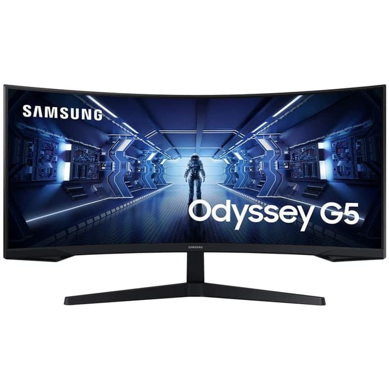 SAMSUNG 34" Odyssey G5 2K Ultra-Wide HDR 165hz 1ms 1000R Curved Ultra Wide AMD FreeSync Premium