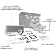 ASUS ROG STRIX LC 240mm RGB AIO CPU Water Cooler -White Edition product image