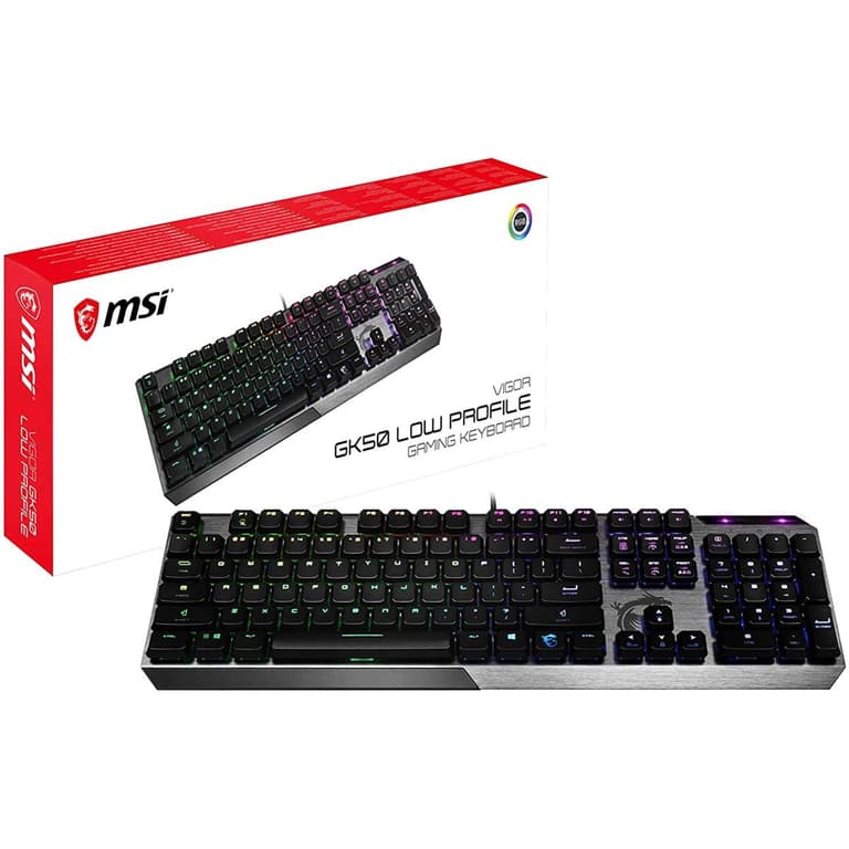 MSI Vigor GK50 Low Profile Mechanical RGB Anti-Ghosting Arabic & English