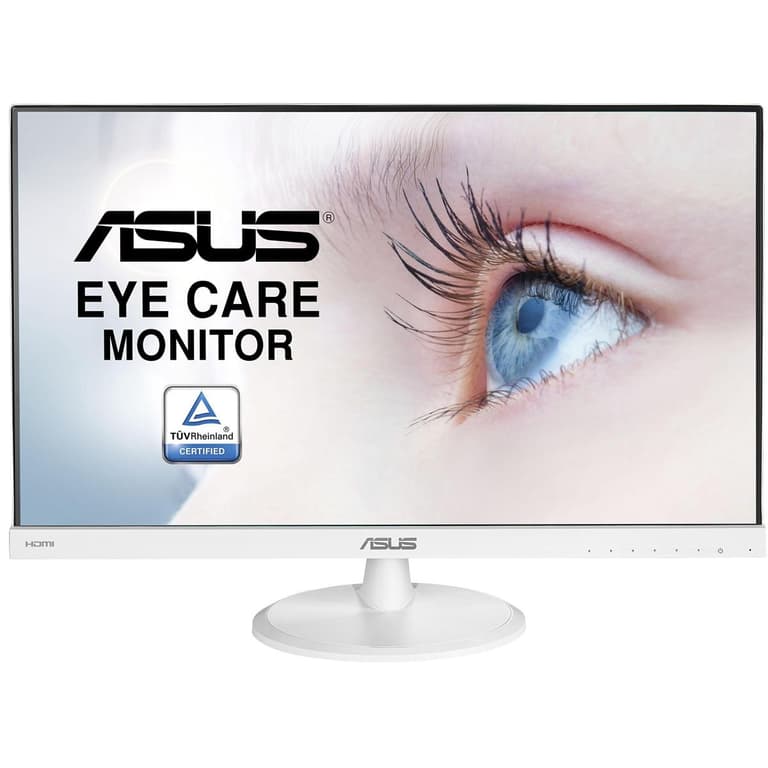 ASUS VC239HE-W 23" Full HD IPS Frameless Flicker Free Blue Light Filter HDMI & VGA Interface - White