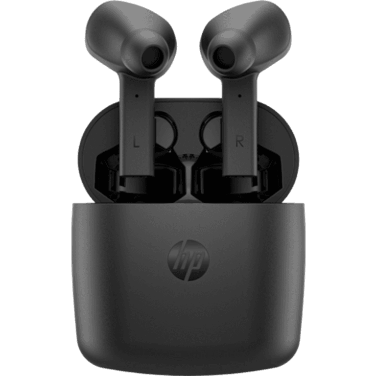 HP Headset Wireless Earbuds G2 Stereo Bluetooth USB C Charger - Black