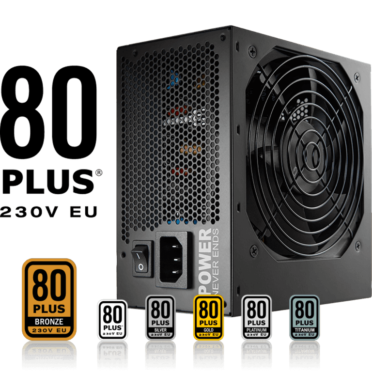 FSP HYDRO PRO HP2-800 800W 80+ Bronze ATX Power Supply Black