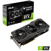 ASUS TUF Gaming NVIDIA GeForce RTX 3070 Ti OC V2 Dual Ball Fan Bearings Military-Grade Certification GPU Tweak III product image