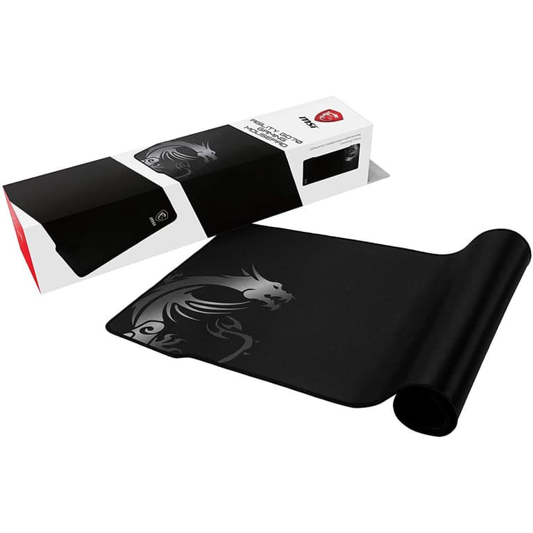 MSI Agility GD70 XXL Extended Gaming Mouse Pad Silk Gaming Fabric Surface Soft Seamed Edges Anti-Slip Base