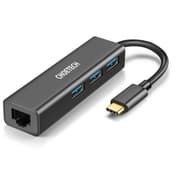 Choetech HUB-U02 USB C To Ethernet Hub w/ 3 Ports USB 3.0 product image