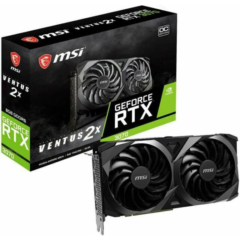 MSI GeForce RTX 3070 Ventus 2X 8GB GDDR6 OC Edition LHR