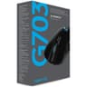 Logitech G703 Lightspeed Wireless w/ Hero 25K Sensor Lightsync RGB Lightweight 95G+10G Optional - Black product thumbnail 1