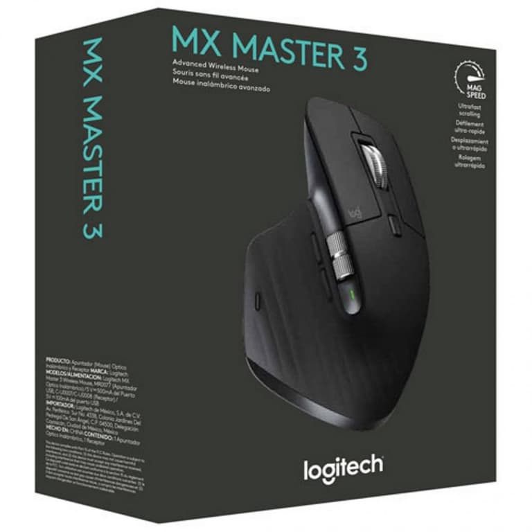 Logitech MX Master 3 Wireless & Bluetooth 4000 DPI 7 Button Rechargeable