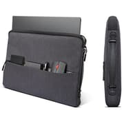 Lenovo Urban Laptop Sleeve 14" Water Resistant Soft Padded Reinforced Rubber Corners - Charcoal Grey product image