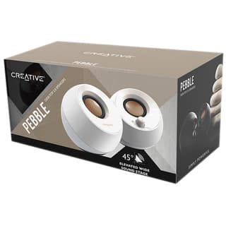 Creative Pebble 2.0 USB Powered Desktop Speakers - White