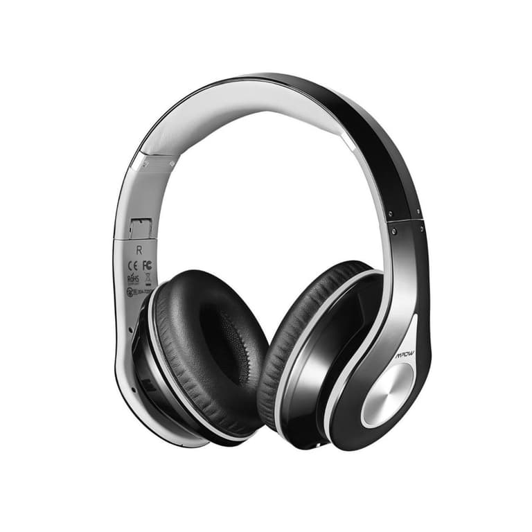 Mpow 059 Wireless & Bluetooth 5.0 Headset Hands-Free Calls Premium Battery, Grey