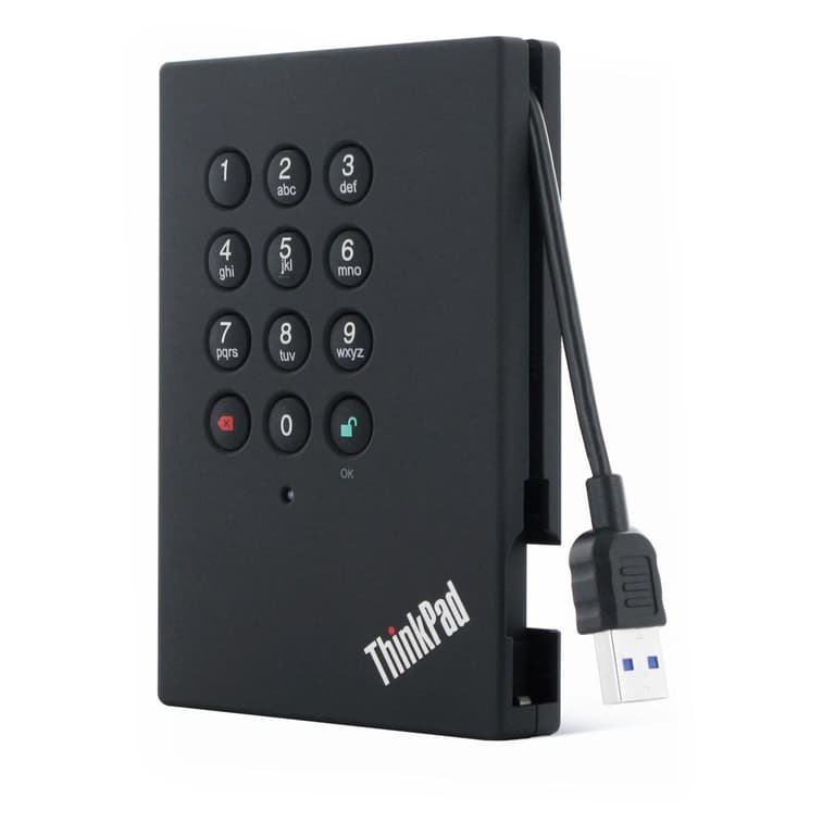Lenovo 2TB ThinkPad USB 3.0 Secure Portable Hard Drive