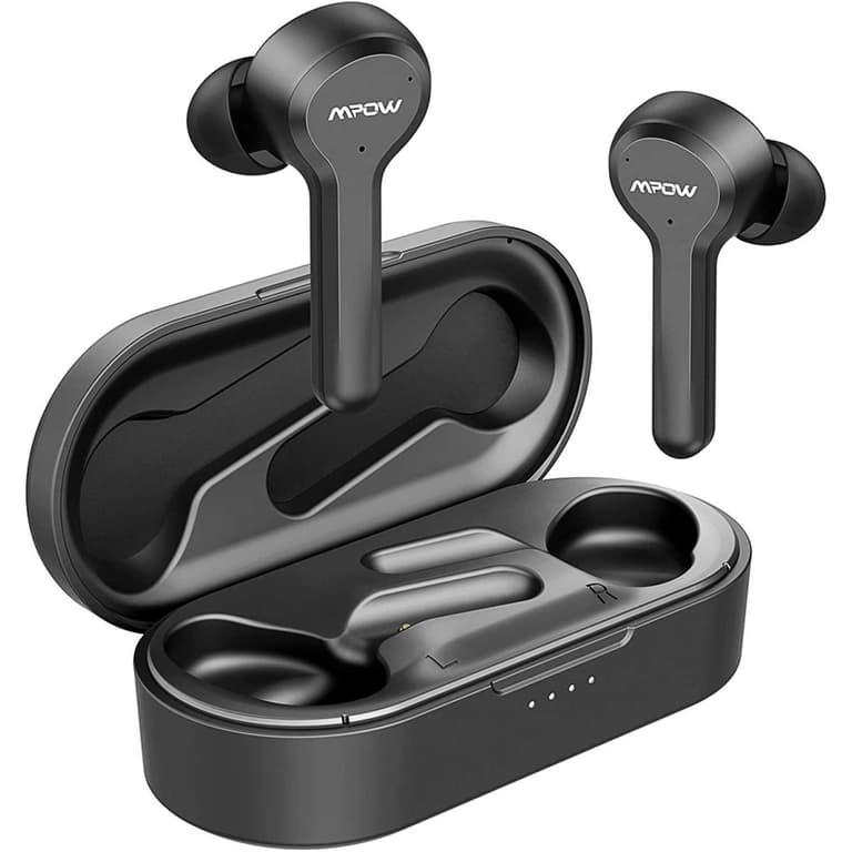Mpow M9 4-Mic Noise Cancelling Bluetooth 5.0 Stereo Bass Sports 40H Playing Waterproof