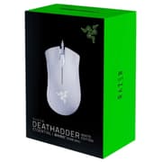 Razer DeathAdder Essential Gaming Mouse 6400 DPI Optical Sensor - 5 Programmable Buttons - Mechanical Switches - Rubber Side Grips - White Edition product image