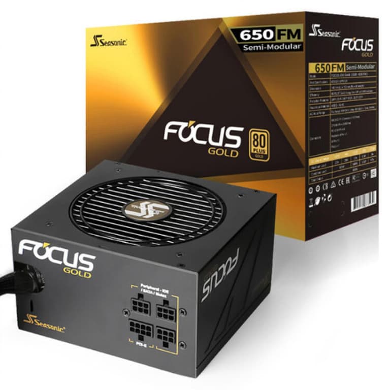 Seasonic FOCUS FM-650 650W 80+ Gold Semi-Modular