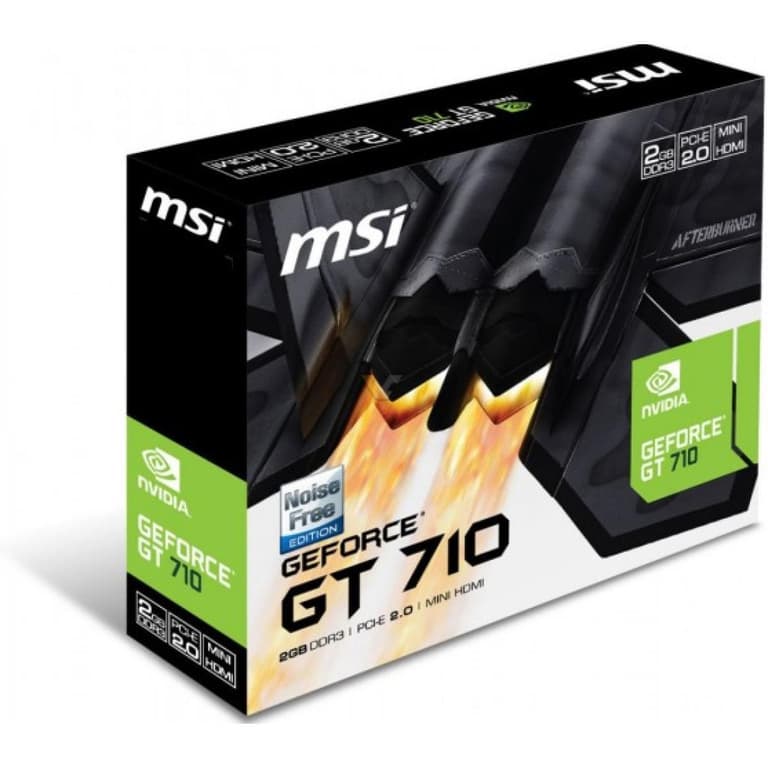 MSI Nvidia GeForce GT 710 2GB DDR3 PCI Express 2.0 x16 Low Profile Video Card