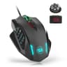 Redragon M908 Impact RGB LED MMO Gaming Mouse with 12 Side Buttons, Optical Wired Ergonomic Mouse with Max 12,400DPI, High Precision, 18 Programmable Macro Shortcuts, Comfort Grip product thumbnail 1