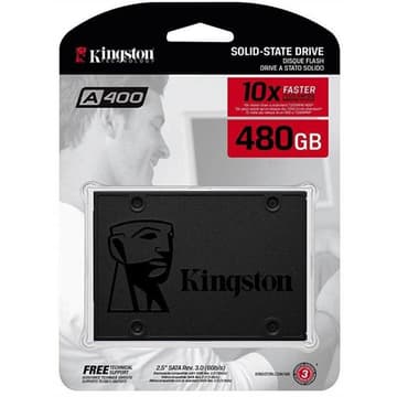 Kingston 480GB A400 SATA 3 2.5" Internal SSD - HDD Replacement for Increase Performance