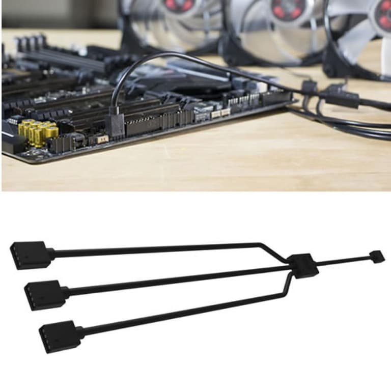 Cooler Master 1-to-3 RGB Splitter Cable (22.8")
