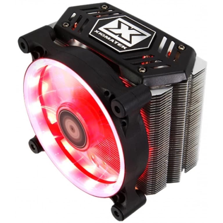 XIGMATEK Whiz 120mm 4 Pipe SE-II Red LED Cooler