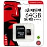 Kingston 64GB Canvas UHS-I microSDXC Class 10 product thumbnail 1