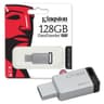Kingston 128GB DT50 USB 3.1 Gen 1 Flash Drive (Black) product thumbnail 1