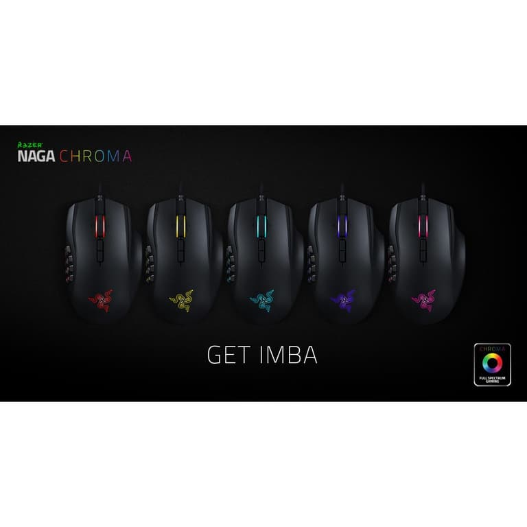 Razer Naga Chroma RGB MMO Gaming Mouse