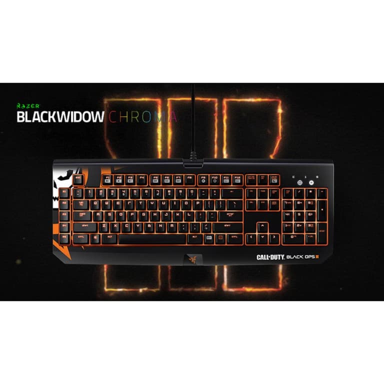 Razer Blackwidow Mechanical Chroma COD Blackops III