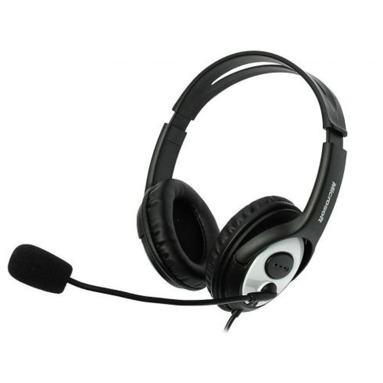 Microsoft LifeChat 3000 USB Headset Volume Control Noise Canceling Circuit & Mute Button - Black