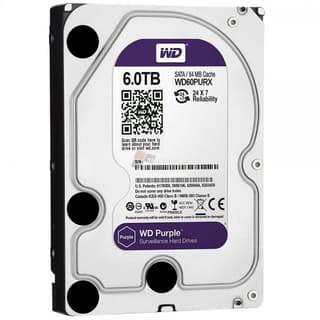 WD 6TB Purple Surveillance Hard Disk Drive 5400 RPM Class 256MB Cache