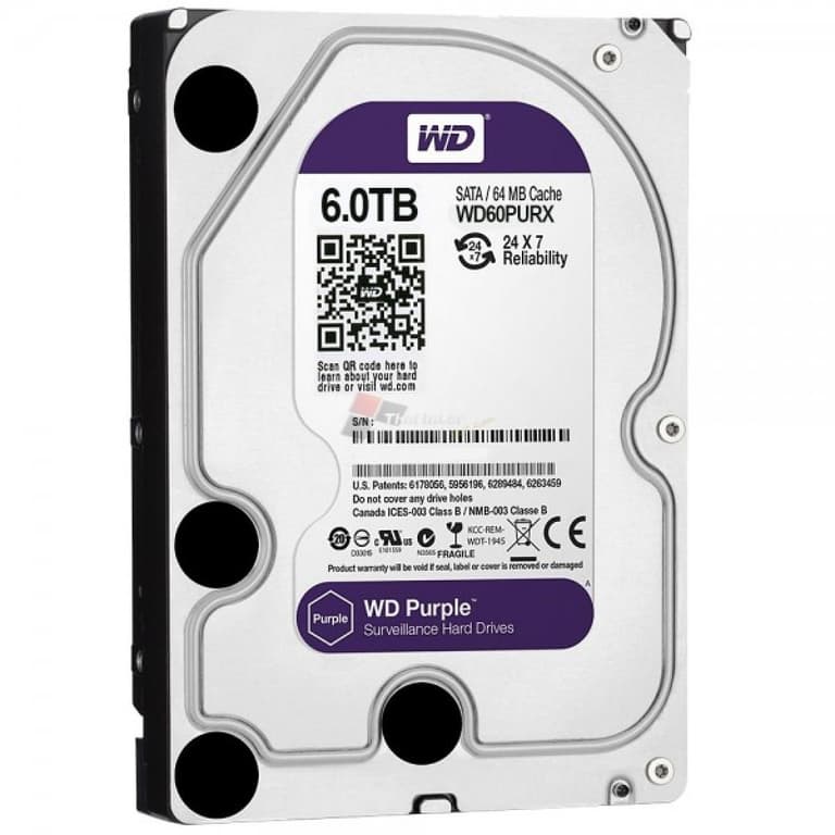 Western Digital Purple 6TB SATA3 Hard Drive