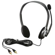 Logitech 981-000214 H110 Stereo Headset w/ Roating Microphone & 3.5mm Dual Plug - Black product image