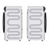 سامكس غسالة ملابس 10 كجم 1400 دورة باللون الأسود product thumbnail 2