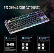 ميشن لوحة مفاتيح ألعاب ميكانيكية بإضاءة ار جي بي product image