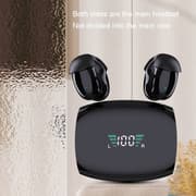سماعات أذن لاسلكية بلوتوث باللون الاسود product thumbnail 3