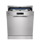الكترولوكس جلاية صحون 14 طقم 8 برامج باللون الفضي product image