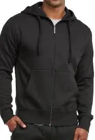 Men's Zippered Hoodie