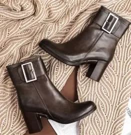 Leather Ankle Boots for Women