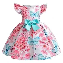 Floral Party Dress for Girls