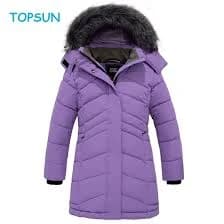 Warm Girls' Winter Jacket