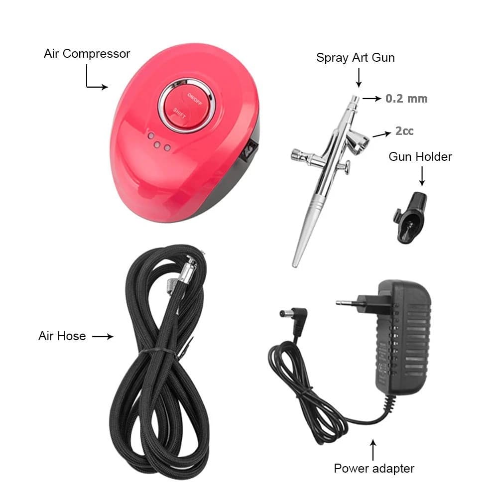 Mini Airbrush Compressor with Paint Spray gun