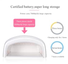 48W Rechargeable UV LED Gel Nail Lamp Dryer product thumbnail 6