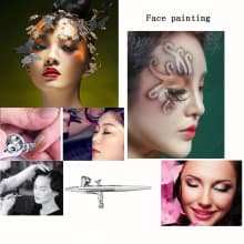 Mini Airbrush Compressor with Paint Spray gun product thumbnail 6