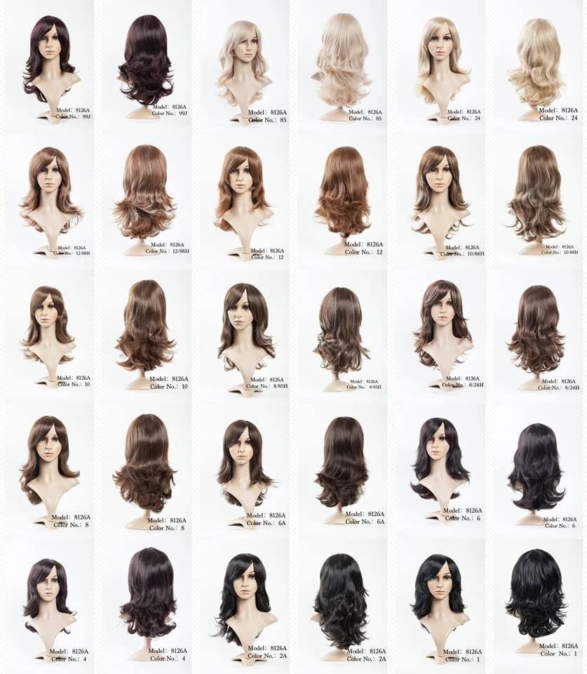 HairBright Synthetic Wigs Model No. 8126A