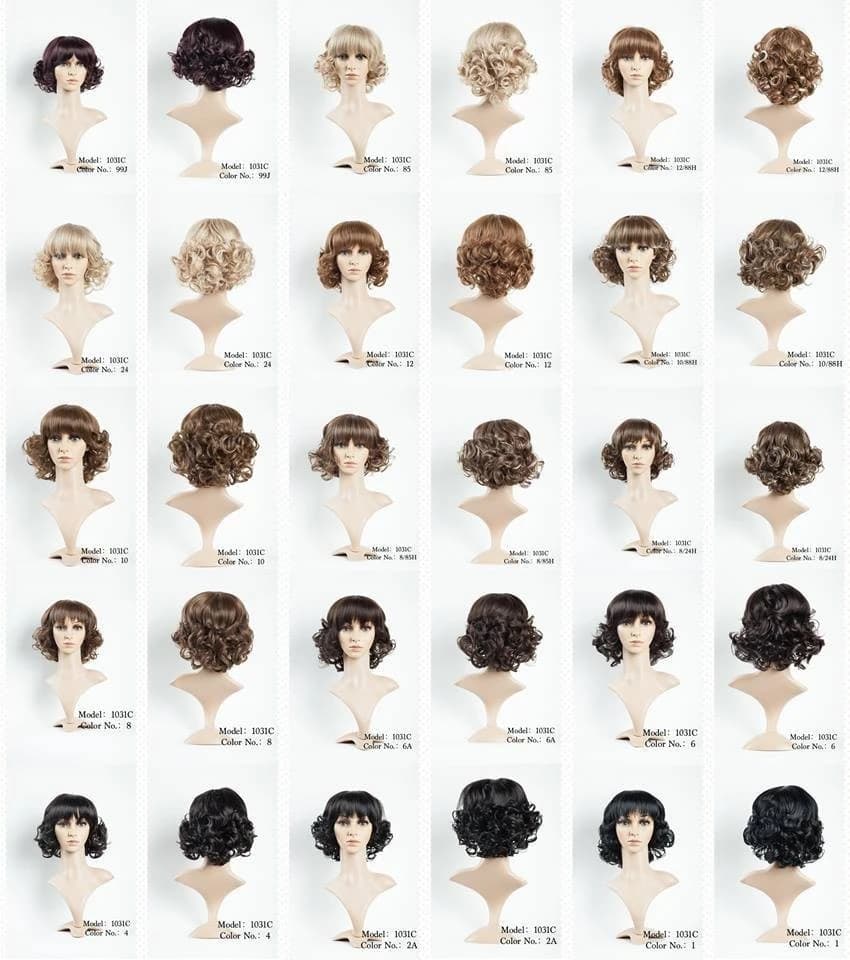 Hair Bright Synthetic Wigs  Model No. 1031C