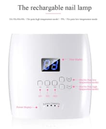 48W Rechargeable UV LED Gel Nail Lamp Dryer product thumbnail 4